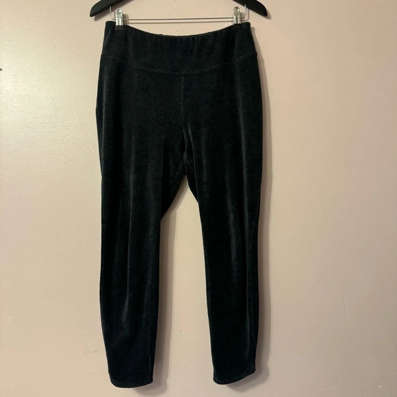 Talbots  Women's Pull On Pants VN5301 Black Velvet Size L Petite - Picture 1 of 7